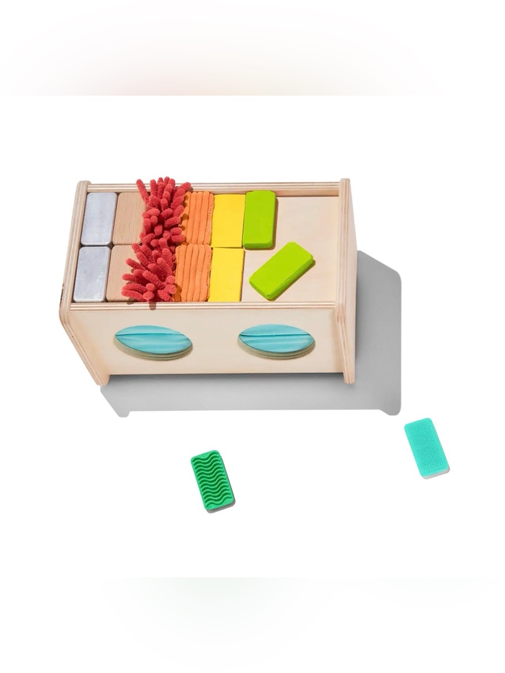 LOVEVERY Montessori Wooden Sensory Box